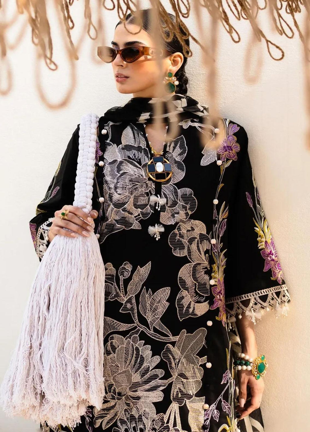 Muzlin By Sana Safinaz Embroidered Lawn Suits Unstitched 3 Piece SS23MZ 20B - Summer Collection