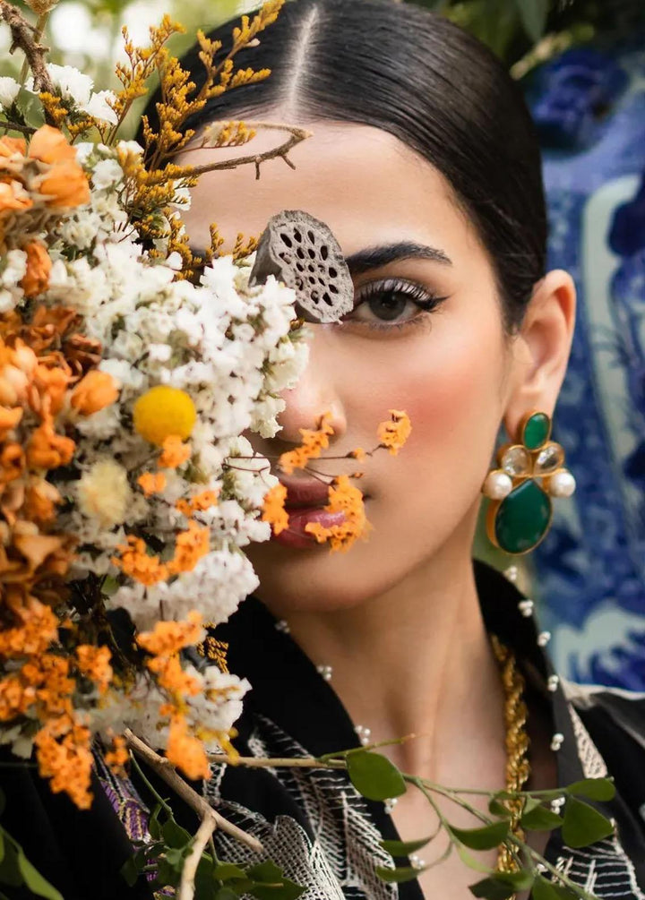 Muzlin By Sana Safinaz Embroidered Lawn Suits Unstitched 3 Piece SS23MZ 20B - Summer Collection