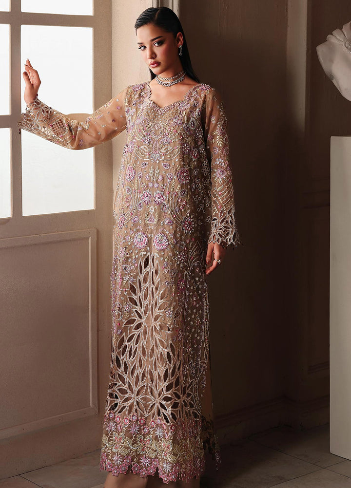 Sage by Rajbari Unstitched Embroidered Organza 4 Piece Suit RB26SW Vesper 01 - Wedding Collection