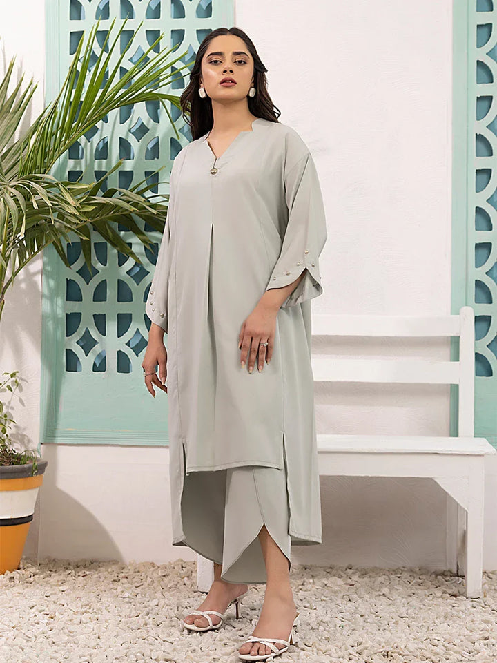 Salitex Women Embroidered Crepe 2 Piece Suit CPS25LFT019 - Summer Collection