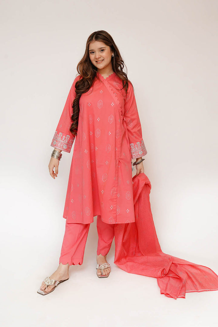 Senorita Girls RTW Printed Cotton 3 Piece Suit GBD-03411 Eid Collection