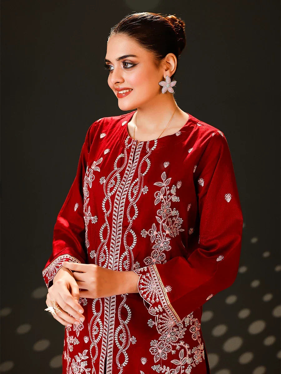 Salitex Women Embroidered Cambric 2 Piece Suit WRS3BA24AL32 - Summer Collection