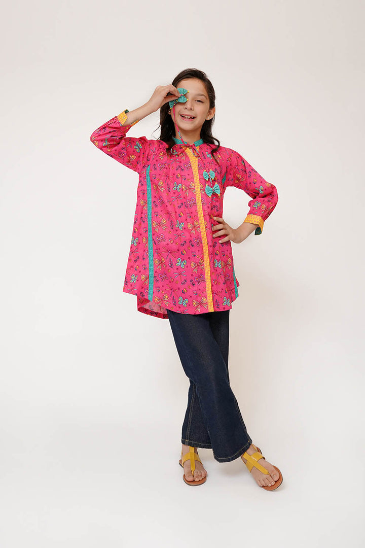 Senorita Kids RTW Printed Lawn Cotton 1 Piece Suit KAA-03490 Eid Collection