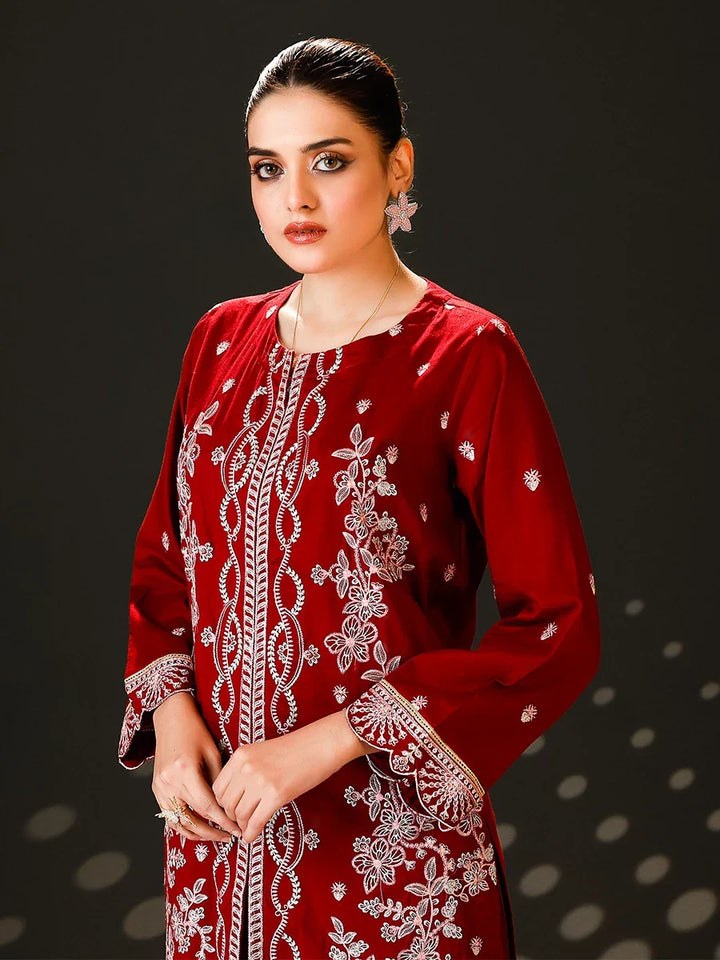 Salitex Women Embroidered Cambric 2 Piece Suit WRS3BA24AL32 - Summer Collection