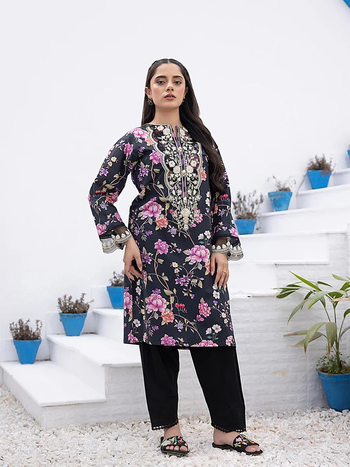Salitex Women Printed Cambric 1 Piece Shirt SPL1PEE006 - Summer Collection