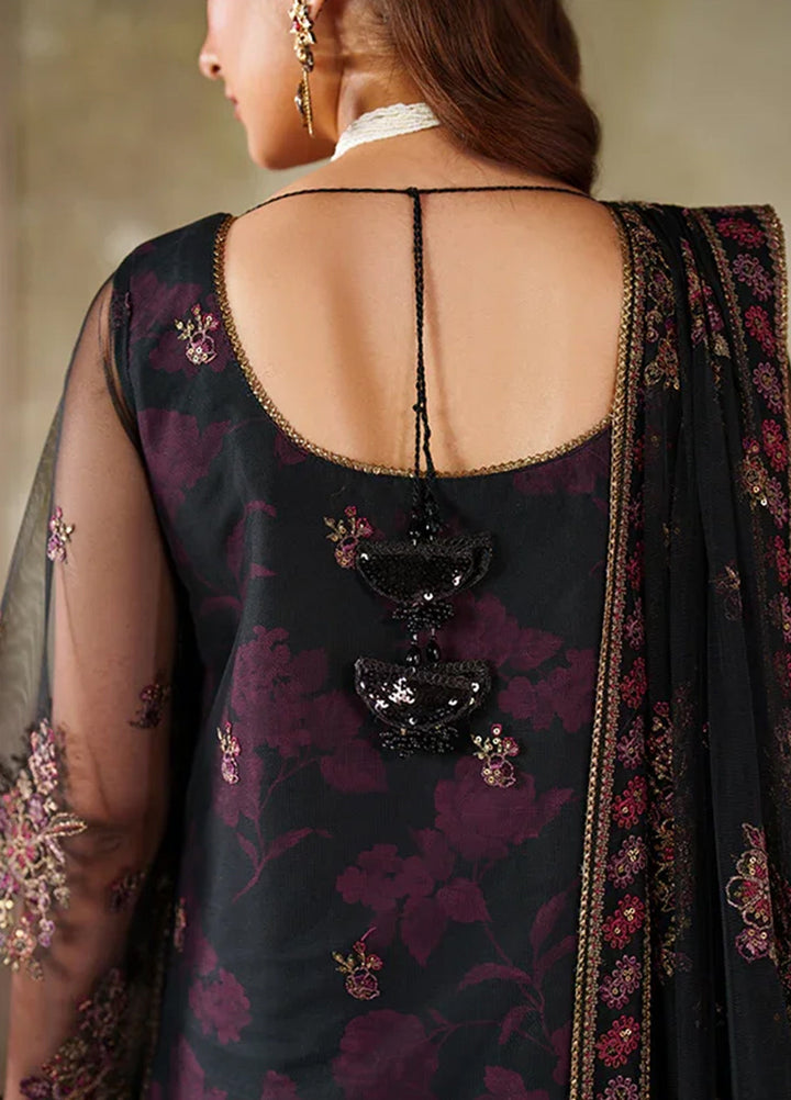 Zarif Embroidered Net Suits Unstitched 3 Piece ZR25UF ZRF-ZPE-05 Ashaal - Formals Collection