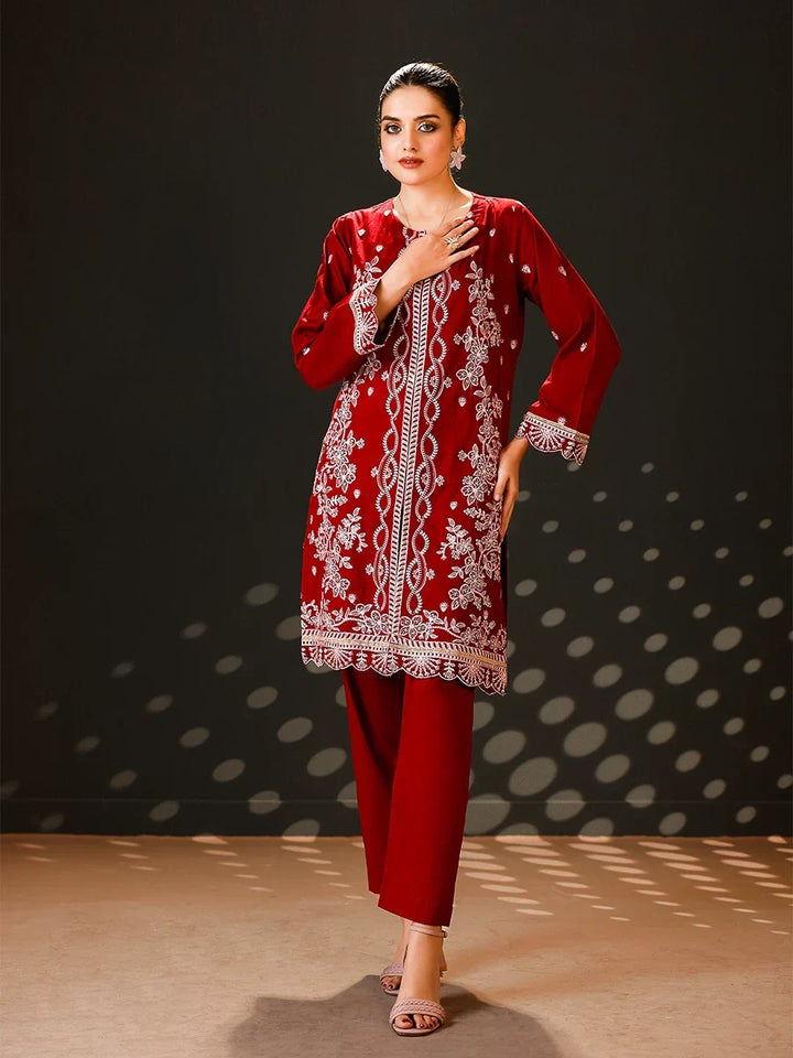 Salitex Women Embroidered Cambric 2 Piece Suit WRS3BA24AL32 - Summer Collection