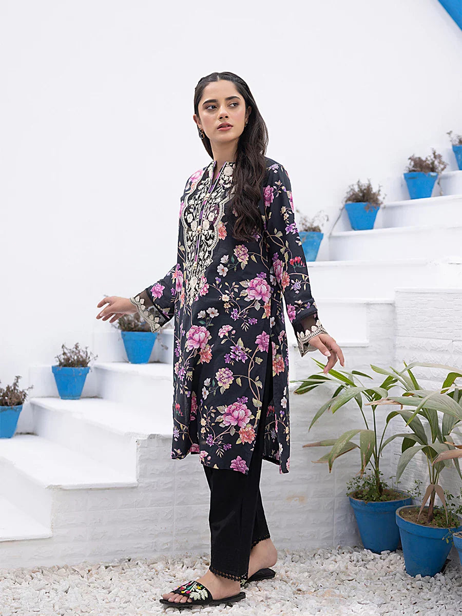 Salitex Women Printed Cambric 1 Piece Shirt SPL1PEE006 - Summer Collection