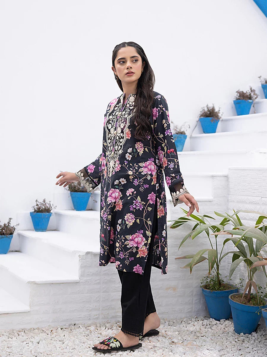 Salitex Women Printed Cambric 1 Piece Shirt SPL1PEE006 - Summer Collection