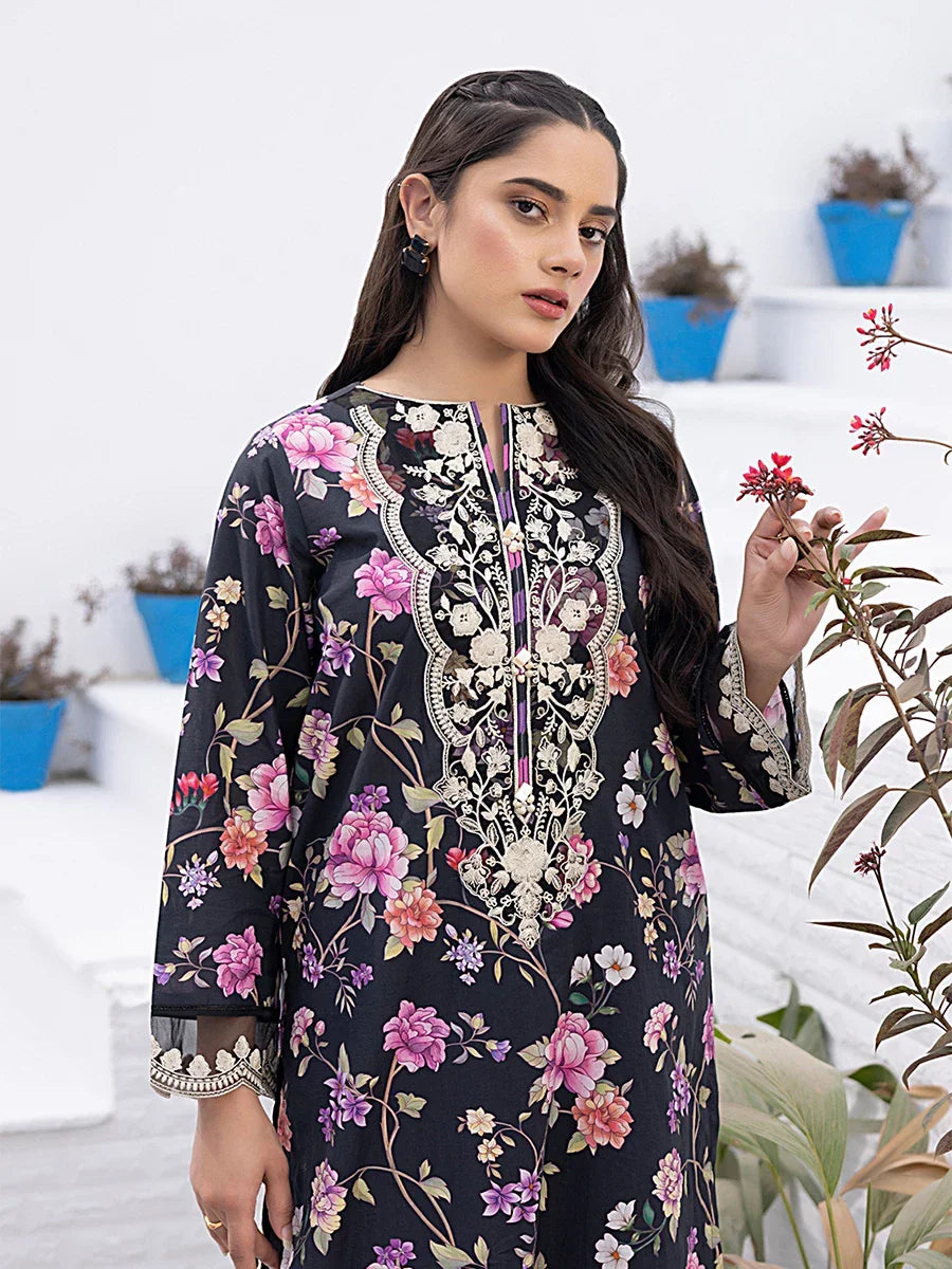 Salitex Women Printed Cambric 1 Piece Shirt SPL1PEE006 - Summer Collection