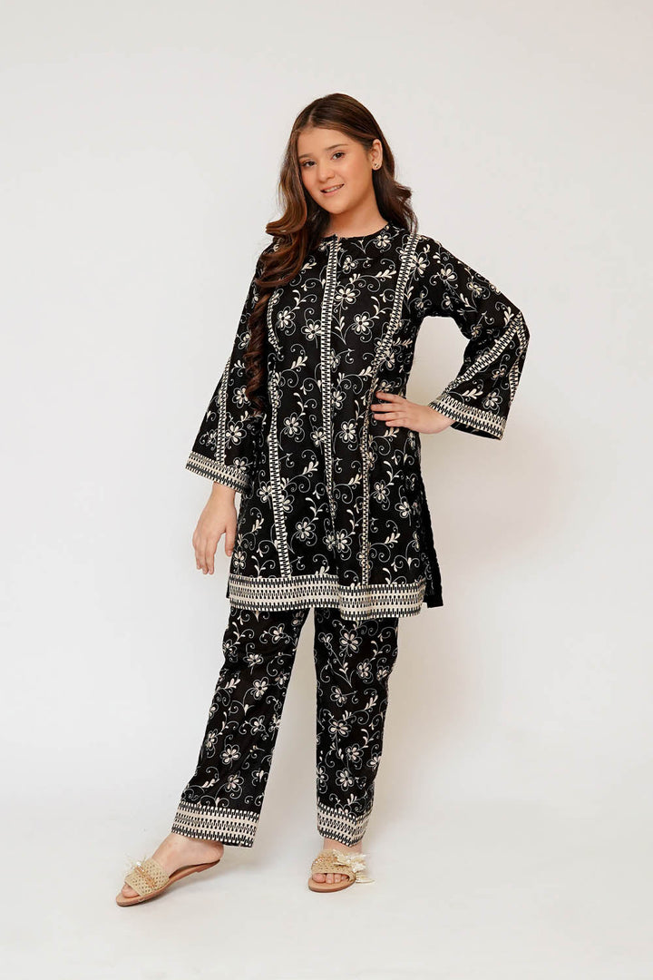 Senorita Girls RTW Printed Lawn Cotton 3 Piece Suit GAD-03462 Eid Collection