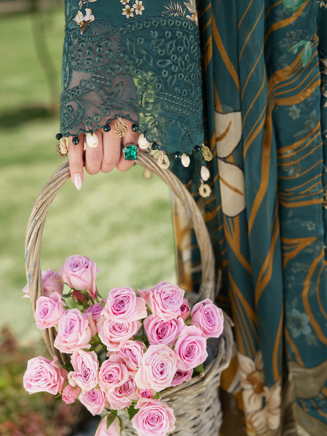 Sunset Muse by Izel Unstitched Embroidered Lawn 3 Piece Suit Solin - Eid Collection