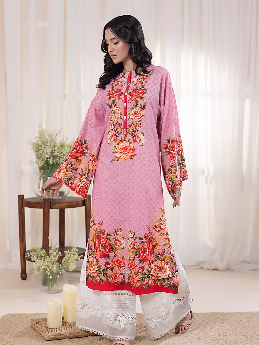 Salitex Women Printed Cross Hatch 1 Piece Shirt SPL1PBE079 - Summer Collection