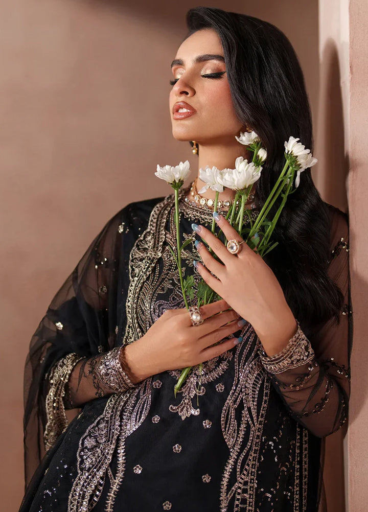 Mahrosh by Zarif Embroidered Net Suits Unstitched 3 Piece ZR25UF MUF-01 Ishaal - Formals Collection
