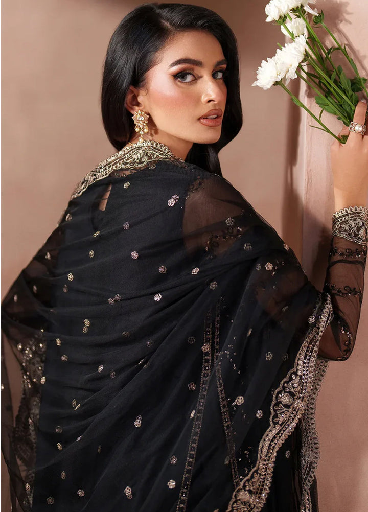 Mahrosh by Zarif Embroidered Net Suits Unstitched 3 Piece ZR25UF MUF-01 Ishaal - Formals Collection