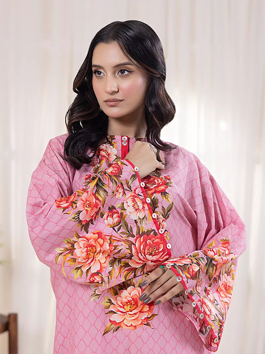 Salitex Women Printed Cross Hatch 1 Piece Shirt SPL1PBE079 - Summer Collection