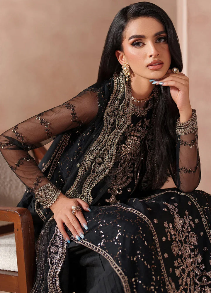 Mahrosh by Zarif Embroidered Net Suits Unstitched 3 Piece ZR25UF MUF-01 Ishaal - Formals Collection