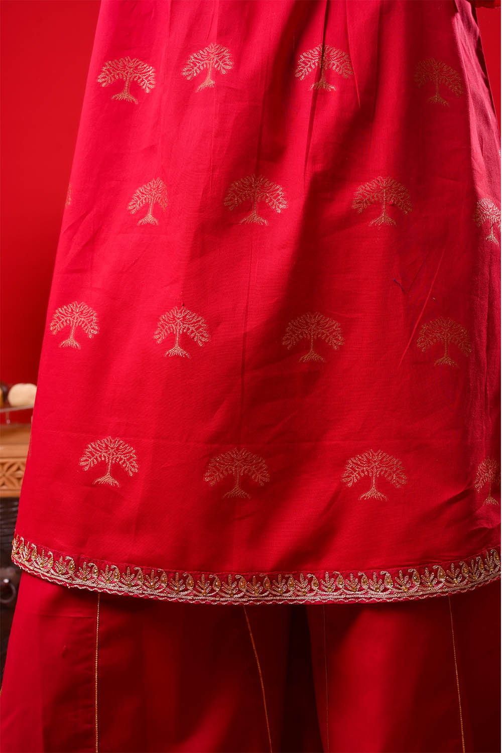 Senorita Girls RTW Solids Cotton 3 Piece Suit GBD-03374 Eid Collection