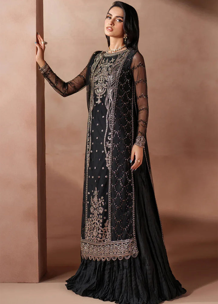 Mahrosh by Zarif Embroidered Net Suits Unstitched 3 Piece ZR25UF MUF-01 Ishaal - Formals Collection
