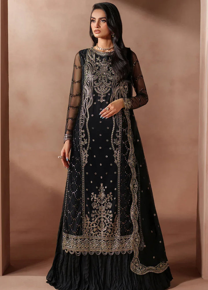 Mahrosh by Zarif Embroidered Net Suits Unstitched 3 Piece ZR25UF MUF-01 Ishaal - Formals Collection