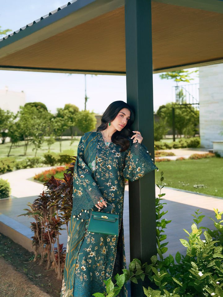 Sunset Muse by Izel Unstitched Embroidered Lawn 3 Piece Suit Solin - Eid Collection