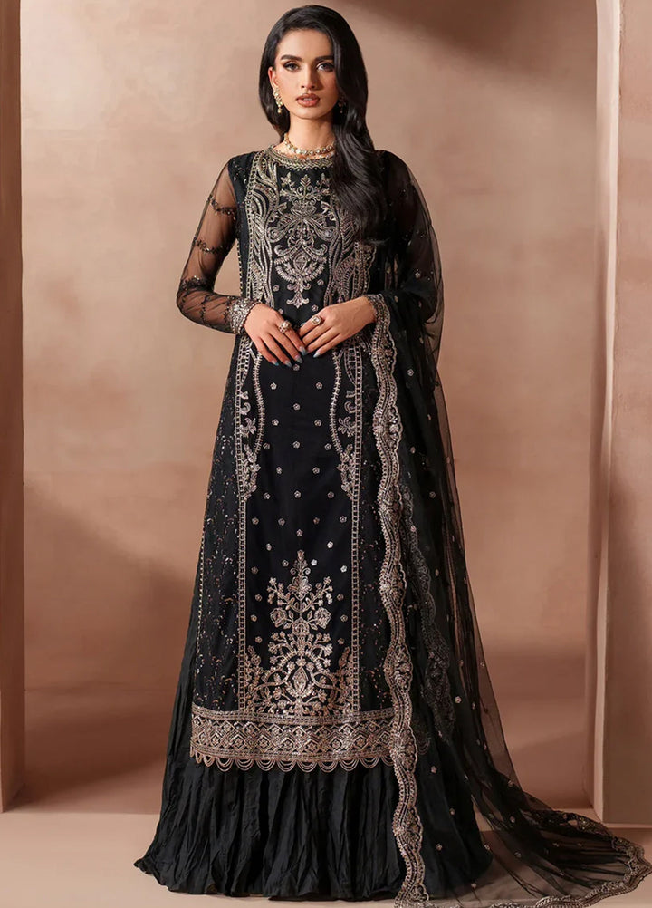 Mahrosh by Zarif Embroidered Net Suits Unstitched 3 Piece ZR25UF MUF-01 Ishaal - Formals Collection