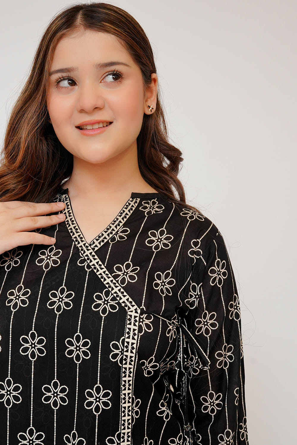 Senorita Girls RTW Printed Lawn Cotton 3 Piece Suit GAD-03460 Eid Collection