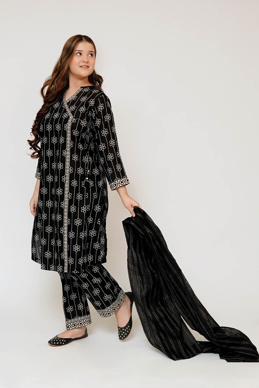 Senorita Girls RTW Printed Lawn Cotton 3 Piece Suit GAD-03460 Eid Collection