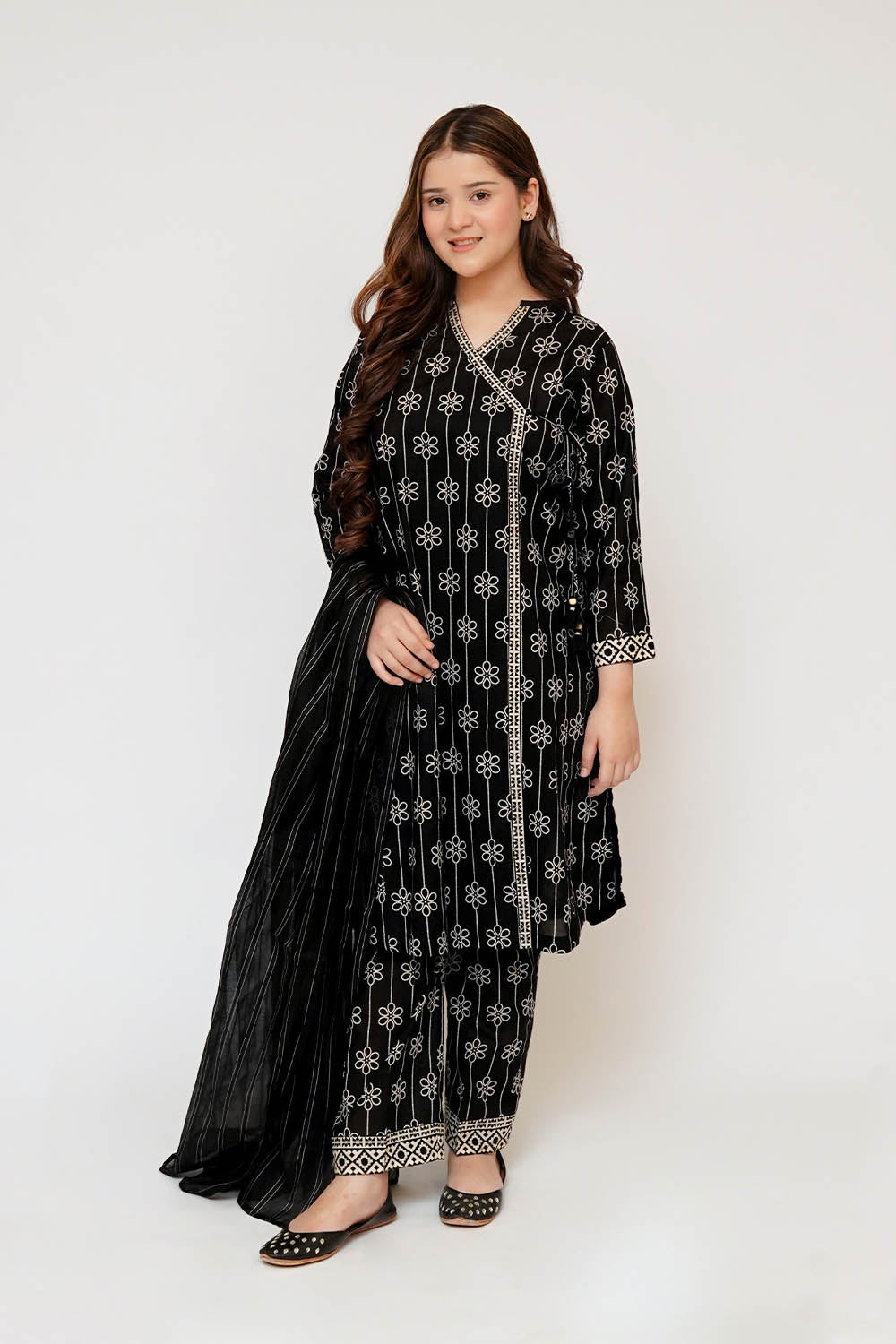 Senorita Girls RTW Printed Lawn Cotton 3 Piece Suit GAD-03460 Eid Collection