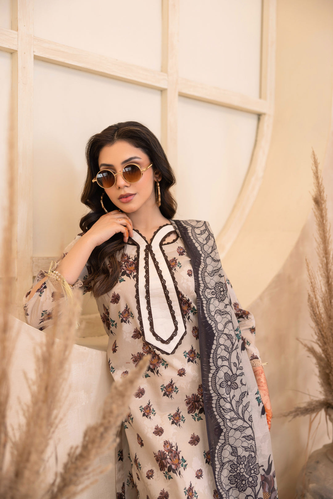 Printed Perfection by Waresha RTW Printed Lawn 3 Piece Suit Haseen Aura Festive Collection
