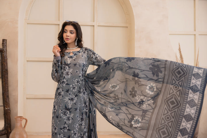 Printed Perfection by Waresha RTW Printed Lawn 3 Piece Suit Zeenat Royale Festive Collection