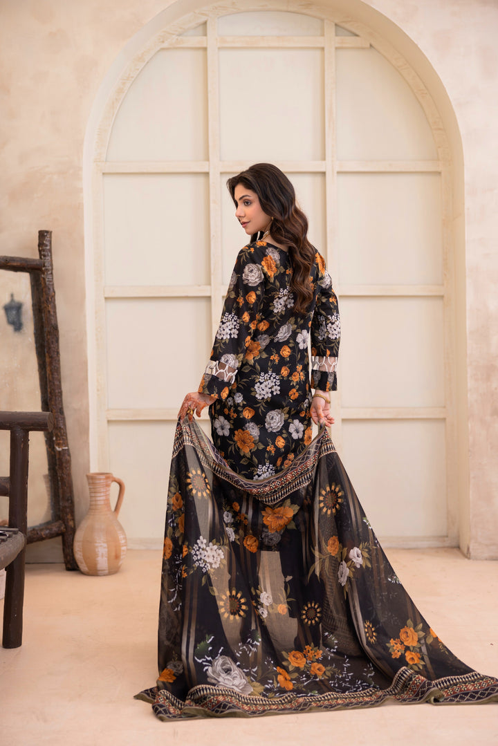 Printed Perfection by Waresha RTW Printed Lawn 3 Piece Suit Noor Mahal Festive Collection