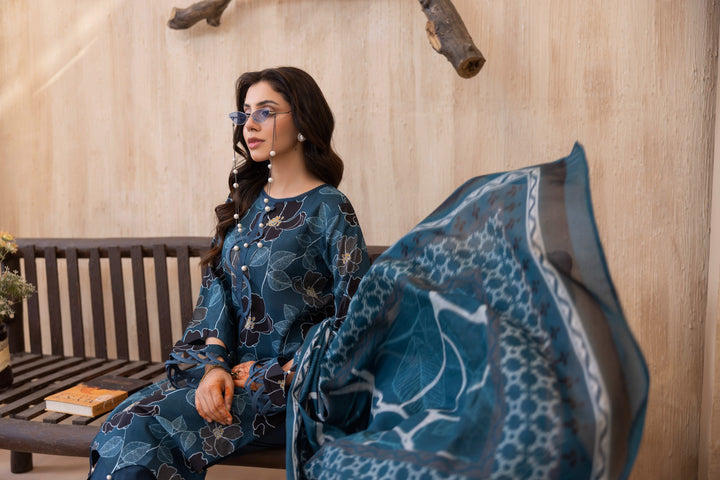 Printed Perfection by Waresha RTW Printed Lawn 3 Piece Suit Summer Royale Festive Collection