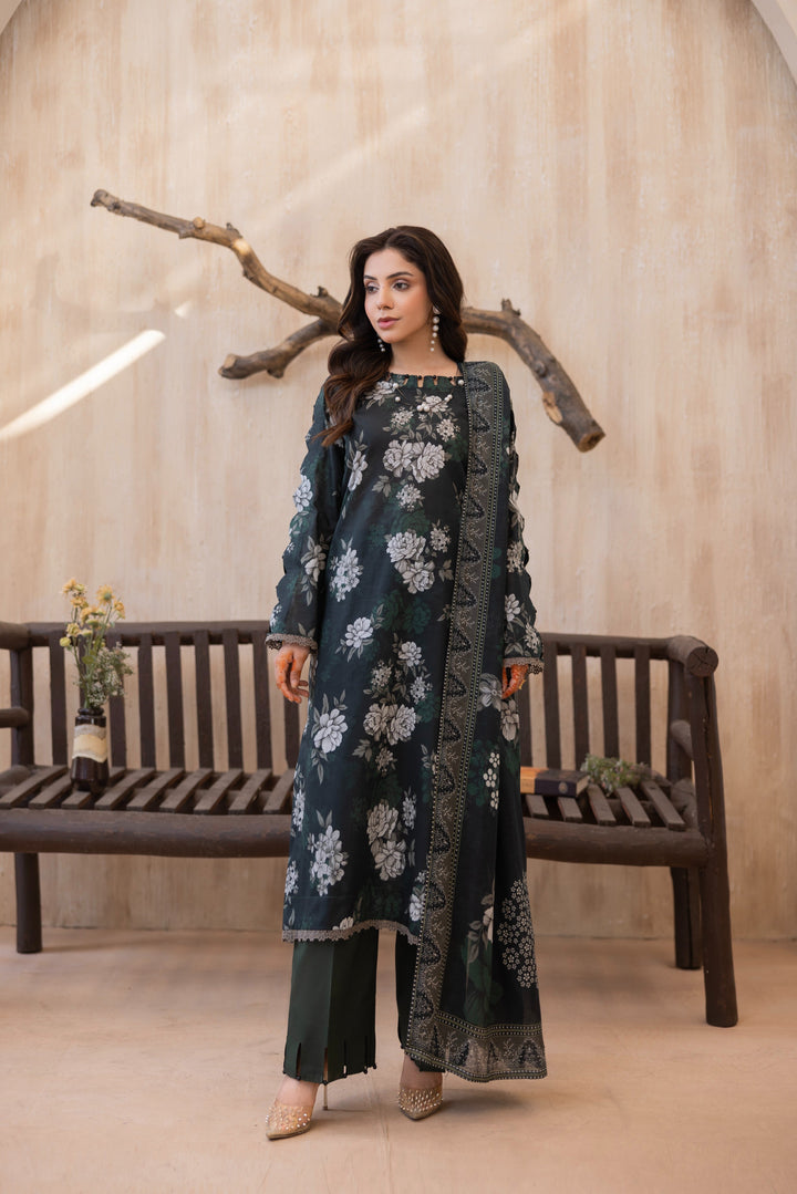 Printed Perfection by Waresha RTW Printed Lawn 3 Piece Suit Rooh-e-Gul Festive Collection