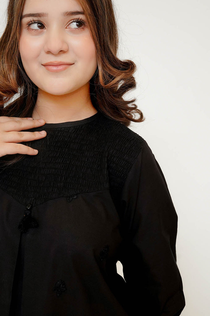 Monochrome by Senorita Girls RTW Embroidered Cotton 3 Piece Suit GAD-03491 Casual Collection