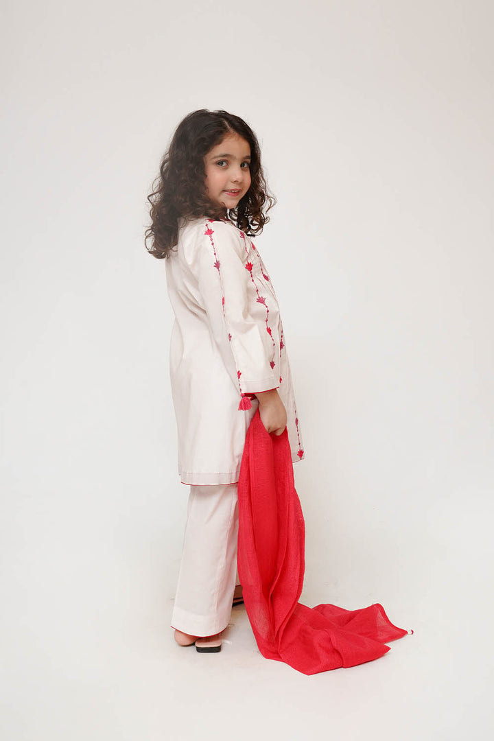 Senorita Kids RTW Embroidered Cotton 3 Piece Suit KAD-03425 Eid Collection
