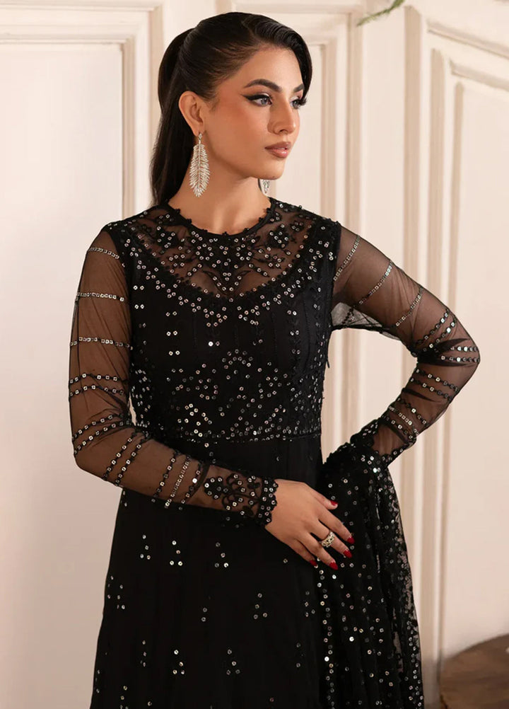 Zarif Embroidered Net Suit Unstitched 3 Piece ZR25UF ZRF-003 Gisele - Formal Collection