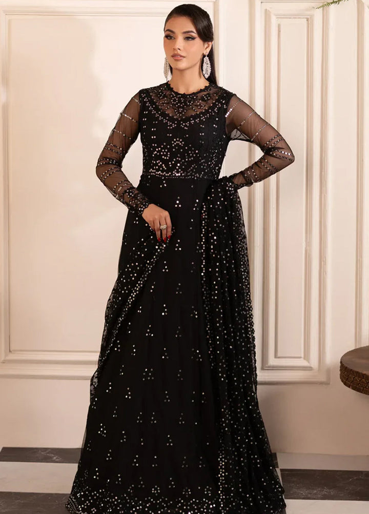 Zarif Embroidered Net Suit Unstitched 3 Piece ZR25UF ZRF-003 Gisele - Formal Collection