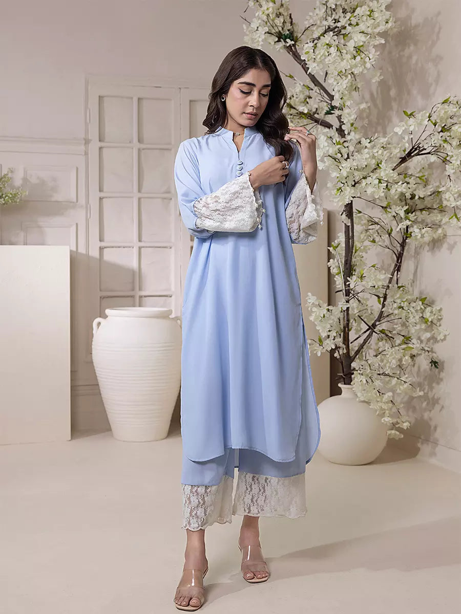 Salitex Women Solids Georgette 2 Piece Suit EUAL2PBC187 - Summer Collection