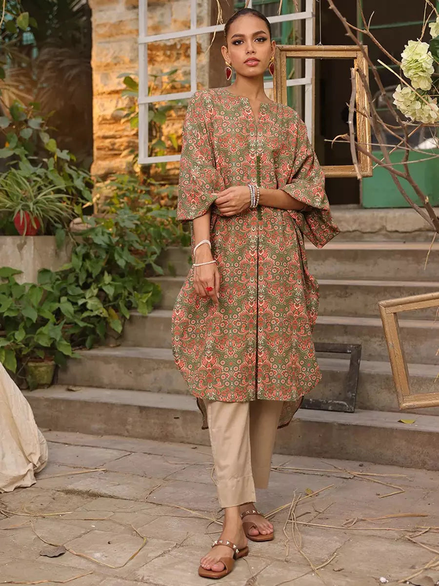 Salitex Women Printed Khaddar 1 Piece Shirt CP-W22-C-006 - Winter Collection