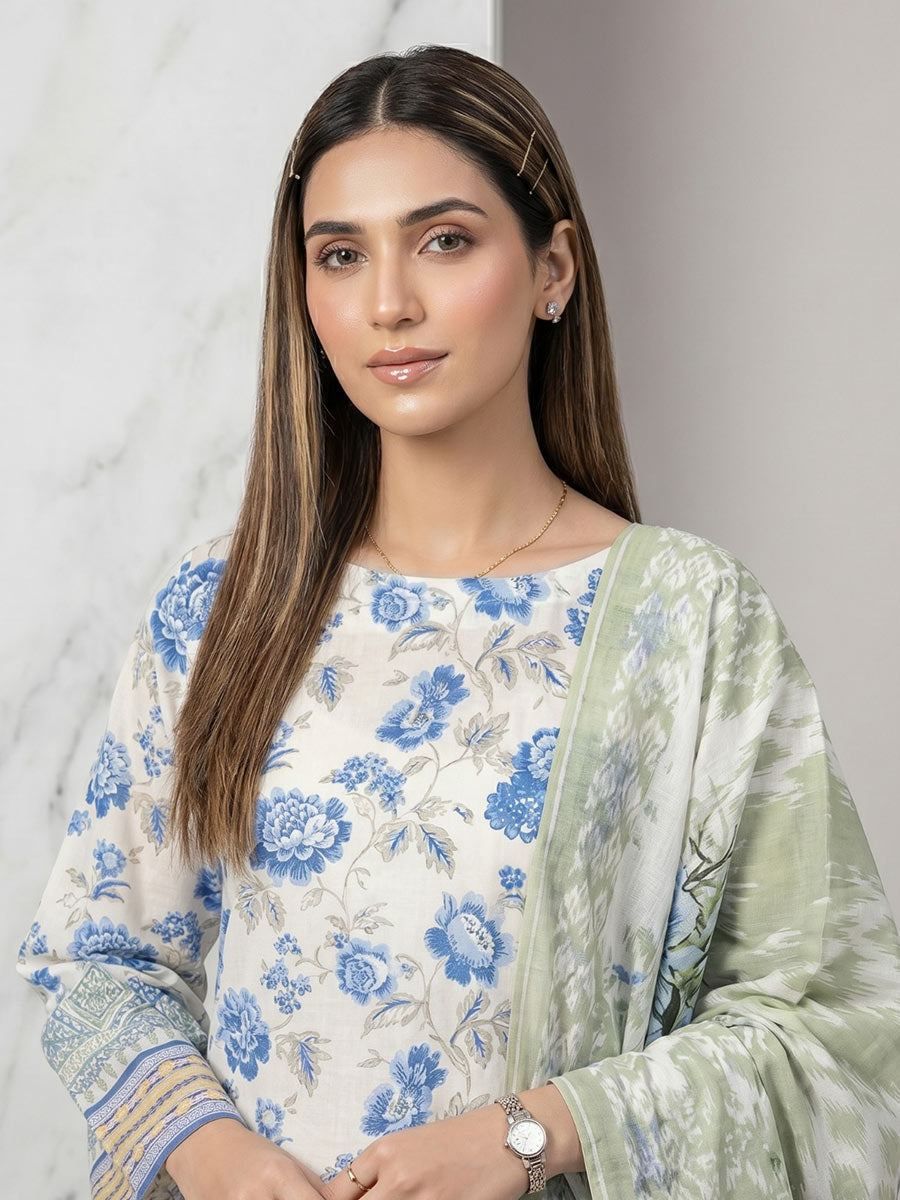 Salitex Unstitched Printed Lawn 3 Piece Suit SSW6U3P416 Summer Collection