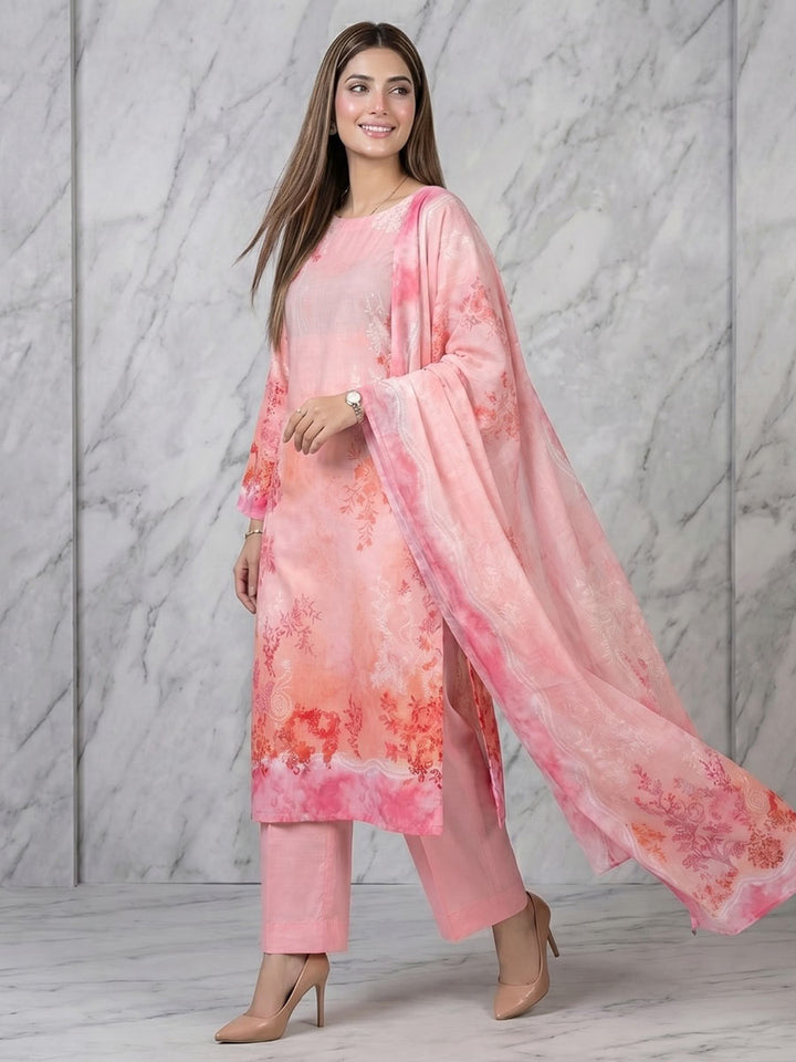Salitex Unstitched Printed Lawn 3 Piece Suit SSW6U3P418 Summer Collection