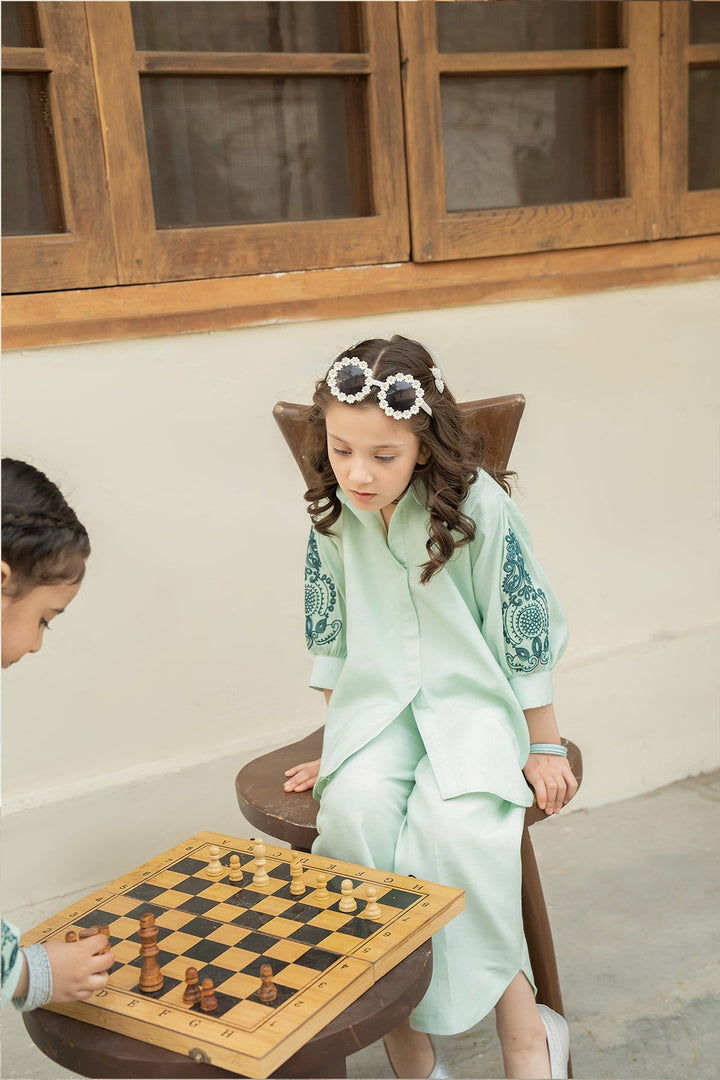 Noore Eid by Panache Girls RTW Embroidered Lawn 2 Piece Suit Chim Chim - Eid Collection