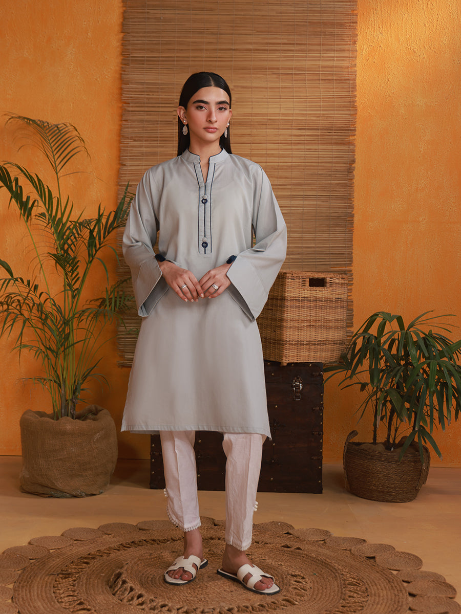 Salitex Women Solids Dobby 1 Piece Shirt WRTKBA24AL221 - Winter Collection