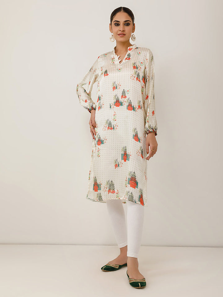 Salitex Women Printed Cambric 1 Piece Shirt CPS23DH001 - Summer Collection
