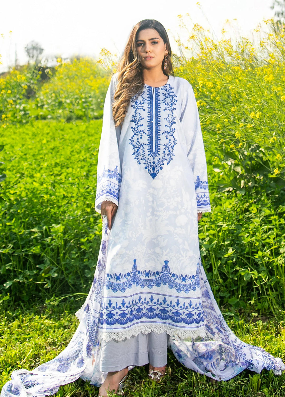 Chandan Nagri RTW Embroidered Lawn 3 Piece Suit Julet - Casual Collection