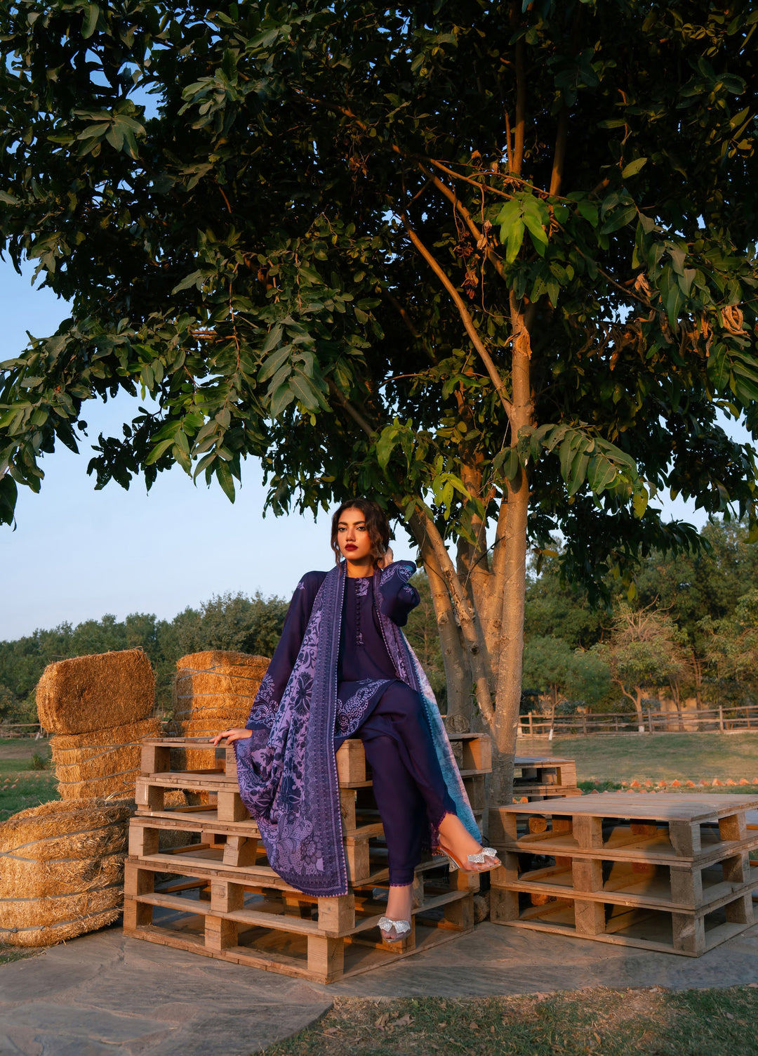 Manzil by Rashid Textiles Unstitched Embroidered Khaddar 3 Piece Suit RT26UKM D-1034 - Winter Collection