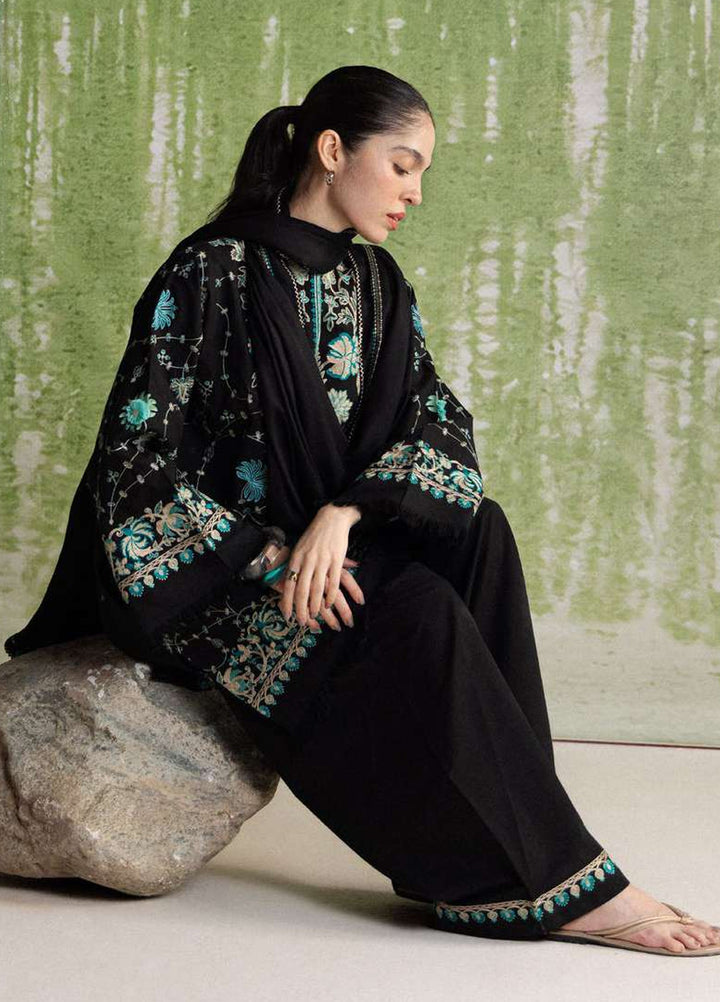 Coco by Zara Shahjahan Unstitched Khaddar 3 Piece Suit CZS26UKW TABASSUM 7B - Winter Collection