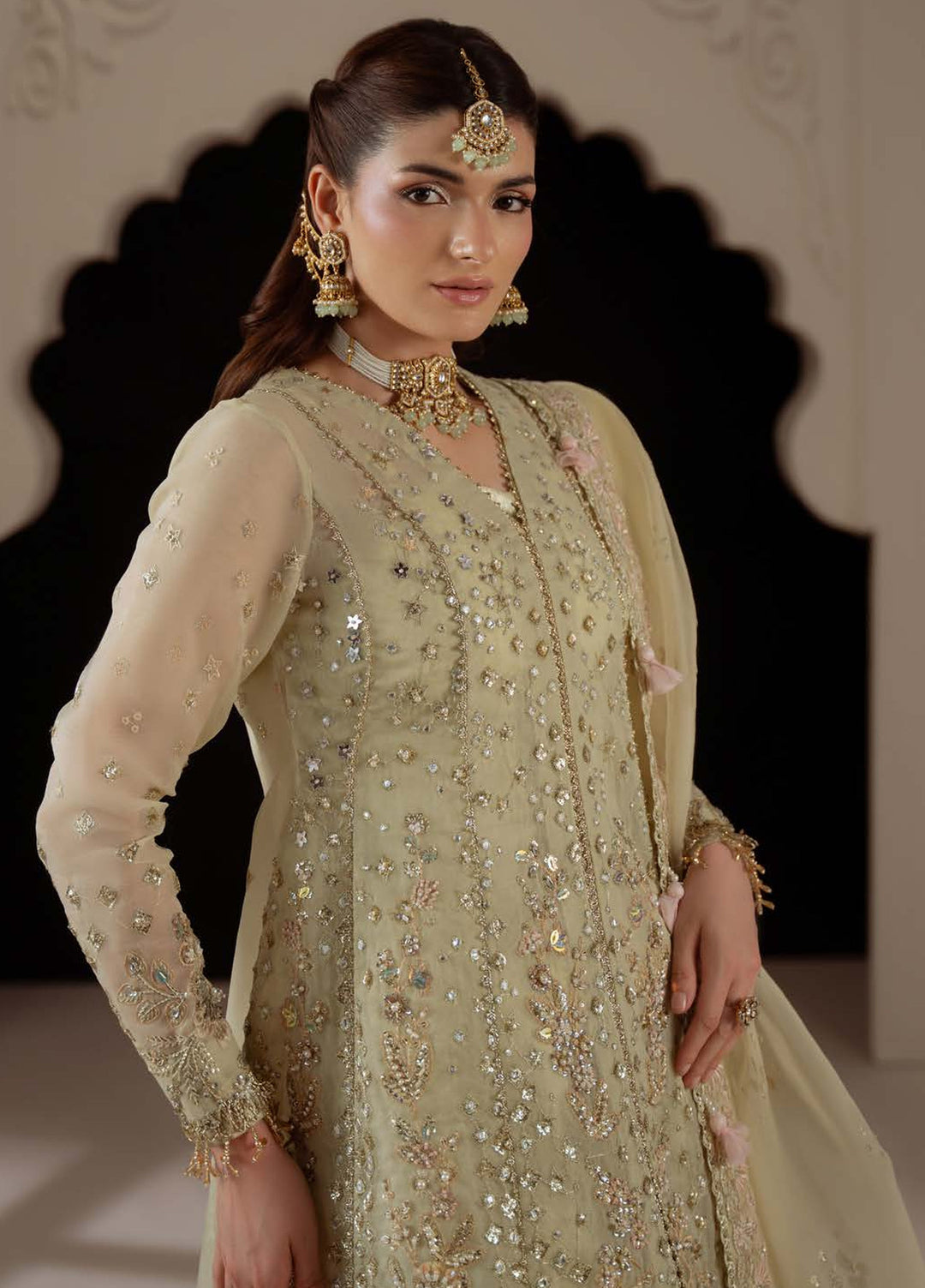 Ember by Aylin Unstitched Embroidered Organza  3 Piece Suit AY26UEW Reverie - Wedding Collection
