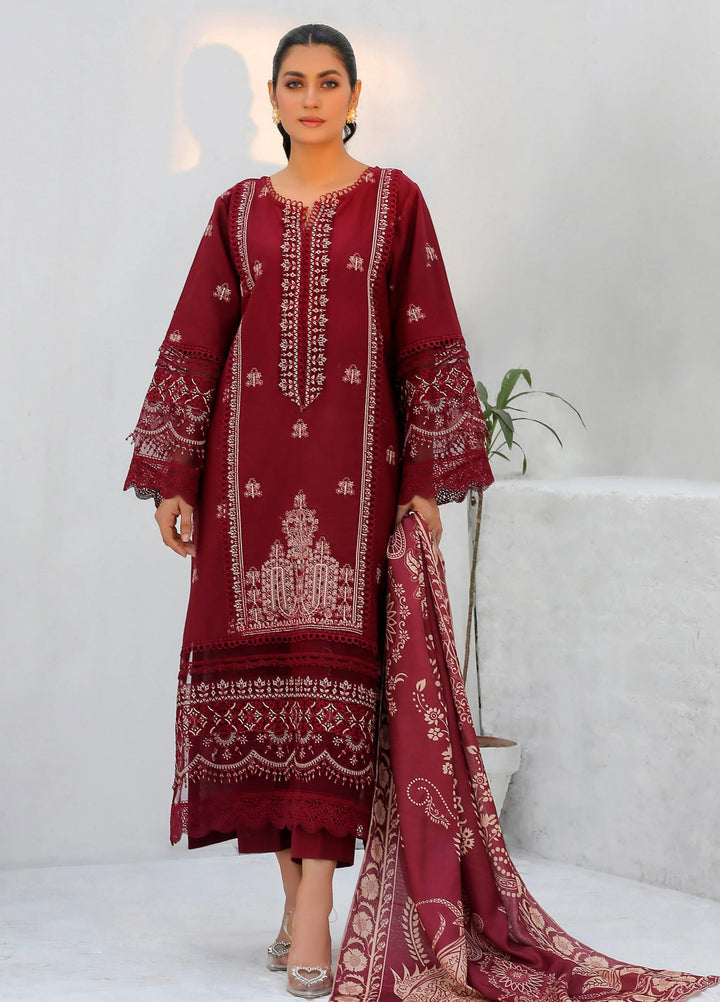 Chandan Nagri RTW Embroidered Khaddar 3 Piece Suit Elora - Winter Collection